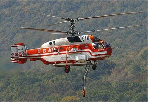 说明: 湖南使用卡-32专用直升机
