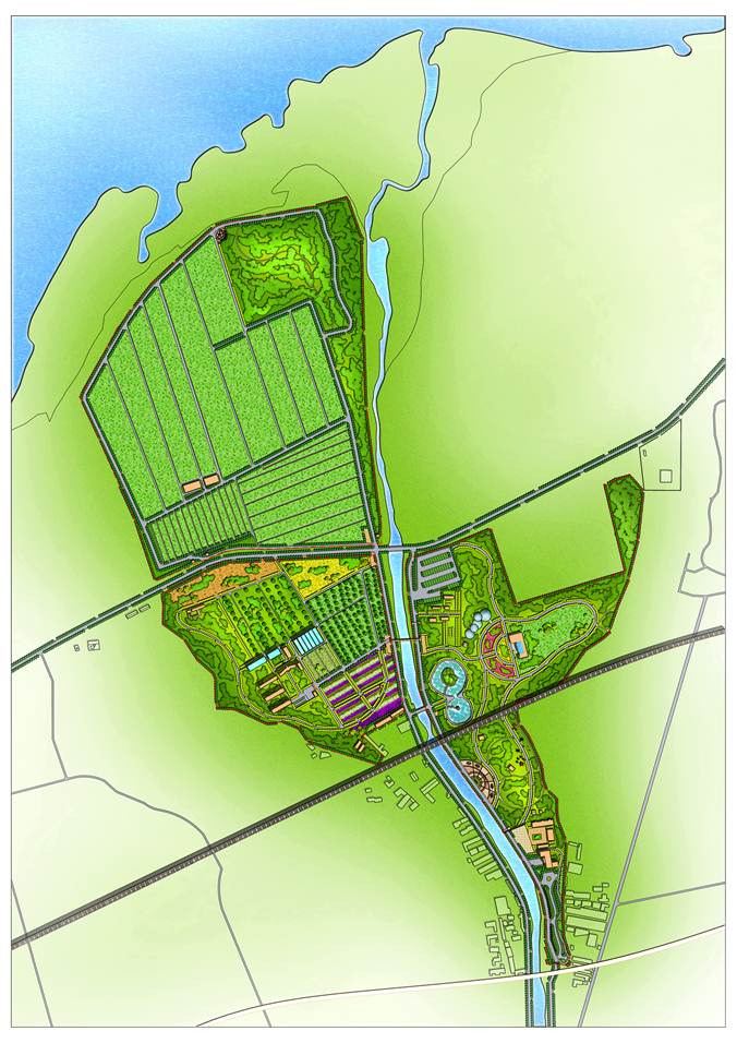 说明: 植物园总平面图