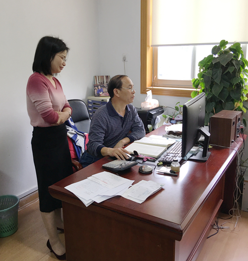 蒋模湘副书记带队督查全院清明节前工作纪律
