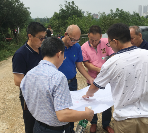 祖赤副院长带队对勘察项目外业现场“三标”管理体系进行内部审核