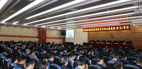 吴彦承副厅长为院党委理论学习中心组集体（扩大）学习作专题辅导报告