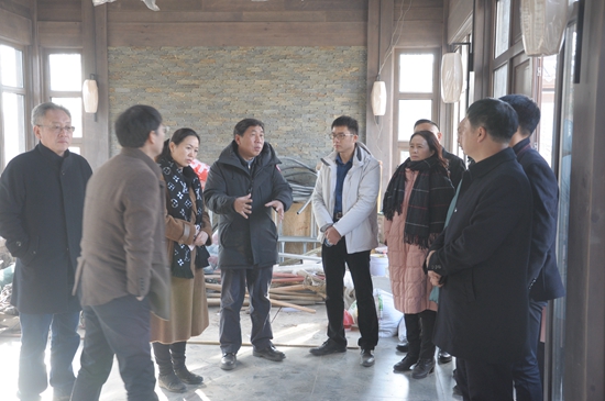 胡长清局长现场督导北京世园会湖南展园建设工作