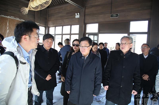 陈文浩副省长检查指导北京世园会湖南展园展馆建设