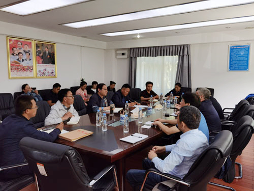 院党委书记康庆云率队赴西藏开拓业务市场