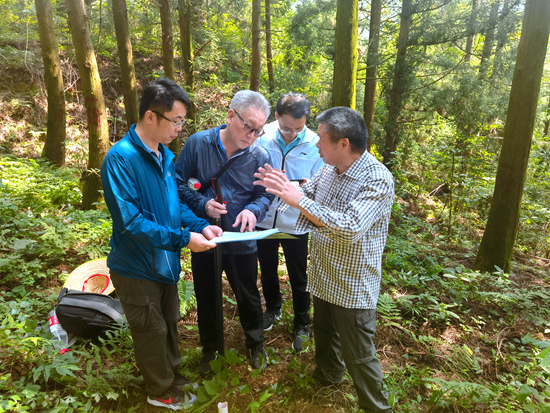 康庆云书记赴衡阳市森林蓄积量调查监测成果检查项目指导并慰问项目组