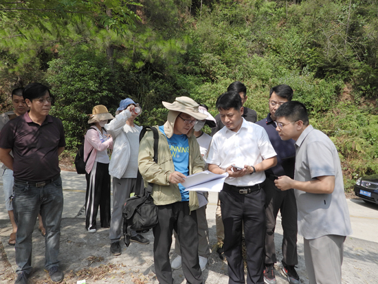 省生物多样性保护中心领导一行调研指导我院湘潭县生物多样性调查项目